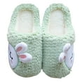 thumbnail image 4 of Gibobby Kids Toddler Slippers Boys Girls Indoor House Shoes Non-Slip Slippers Socks Outdoor Warm Walking Shoes(Green,5-5.5 Years), 4 of 6