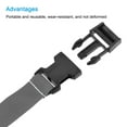 thumbnail image 3 of Unique Bargains Utility Strap with Buckle Adjustable Belt for Outdoor Bag Luggage Packing Gray, 3 of 5