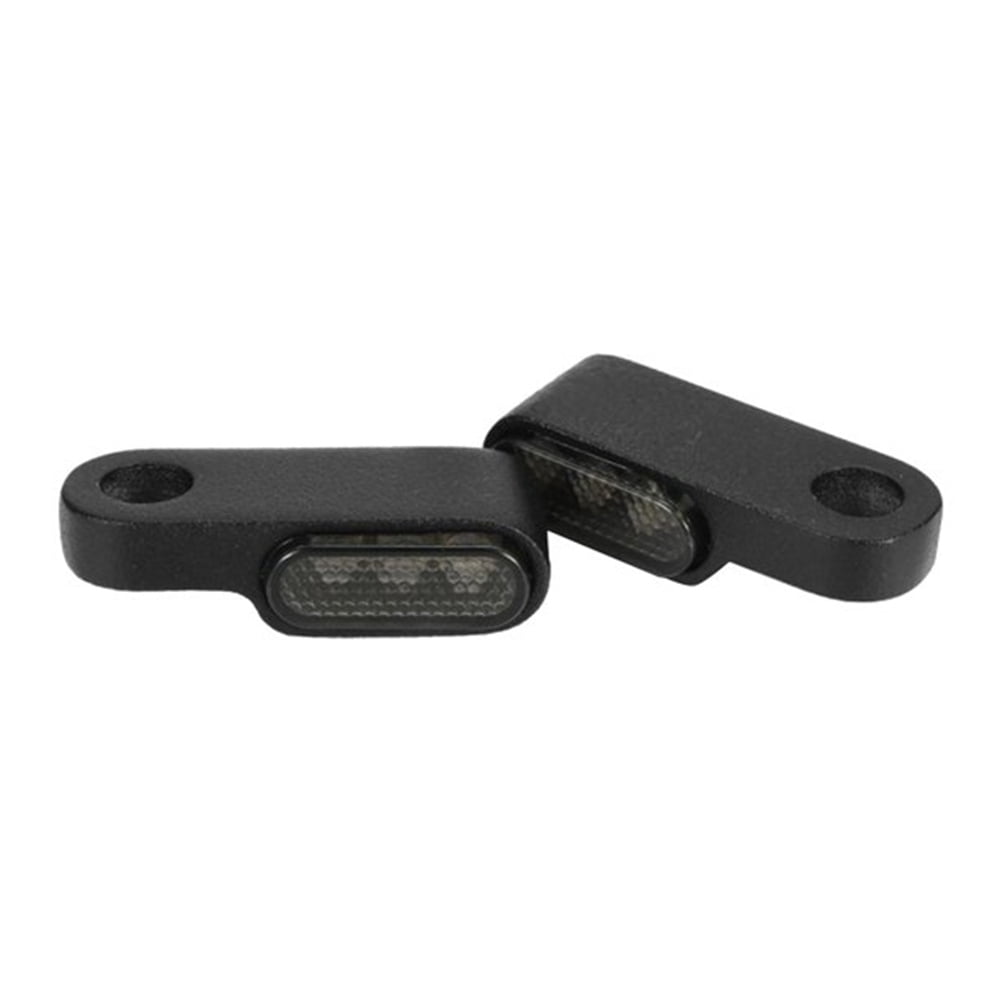 Mini LED Motorcycle Turn Signal Light, Blinker Flashing Indicator Lamp, Cafe Racer Scooter, Black