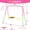 Pink+Steel, variant on LHSHID Heavy-Duty Metal A-Frame Swing Stand, 330 lbs Capacity with Saucer & Belt Swings, for Backyard Playground