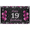 2A, variant on Sparkly Black Backdrop Banner with Pink Purple Balloons and Stars for 19th Happy Birthday Party Supplies Photography Props Birthday Decoration Decorations