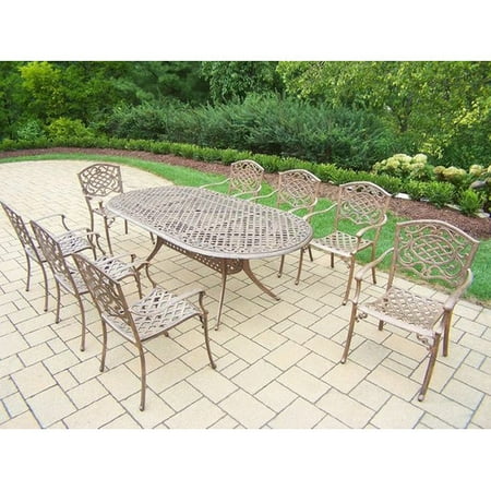 oakland living mississippi 9 piece dining set walmart com