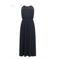 thumbnail image 3 of Ropa Playa Ocean Pacific para Mujer Vestido Largo Tirante Sin Manga Elastico Escote Negro Talla G, 3 of 4