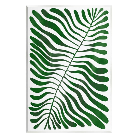 Abstract Fern Botanical Leaf Botanical & Floral Graphic Art Unframed Art Print Wall Art