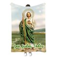 thumbnail image 1 of Venta caliente diseño de moda mexicano Super Mario Bad Bunny BICHOTA manta de franela de sublimación Karol G manta de viaje, 1 of 4