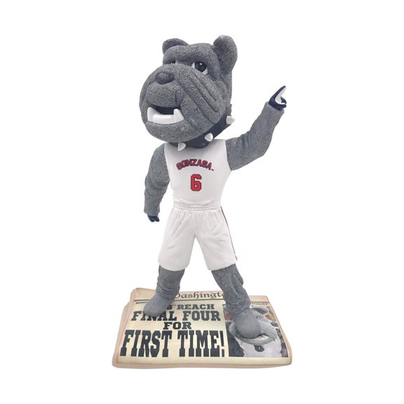 Spike the Bulldog Gonzaga Bulldogs 2017 Final Four Newspaper Base Bobblehead