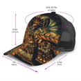 thumbnail image 2 of Baseball Caps Mesh Dad Snapback Outdoor Hats for Men Women, Native Indian Feathers Ethnic Tassles, 2 of 7