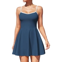 ALove Womens Tennis Outfit Sports Dress with Shorts Tennis Dress Workout Adjustable Exercise Workout Athletic Golf Exercise Dress
