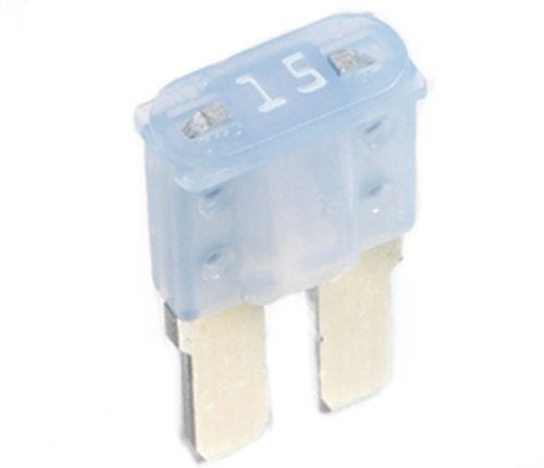 Littelfuse LMIN015.VP MINI Low Profile 15 Amp Carded Blade Fuse, Pack of 5