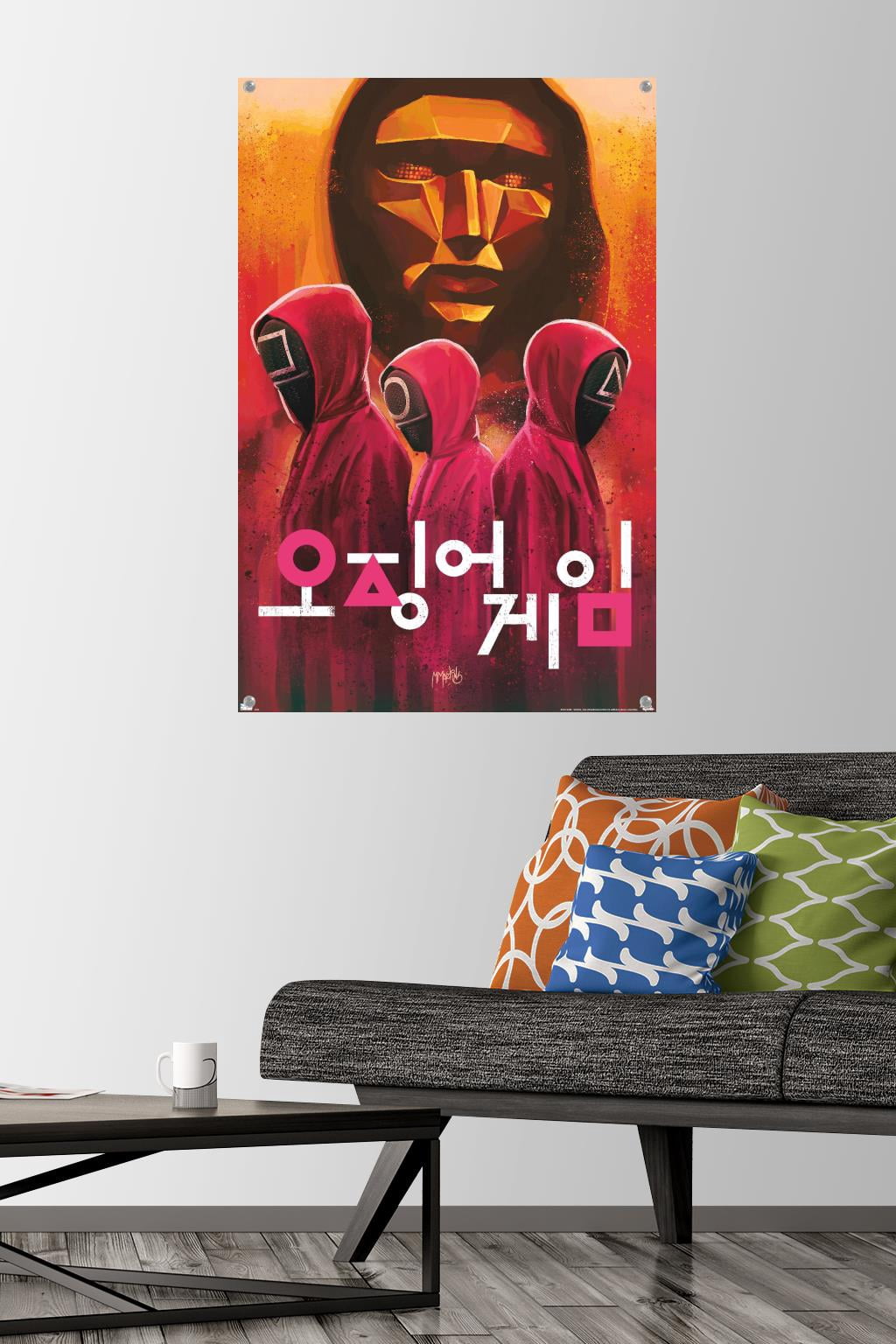 Netflix Squid Game - Evil Group Wall Poster with Pushpins, 22.375" x 34"