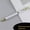 White, variant on 1Pc Clearance Sale! Metal Retractable Ballpoint Pen, Pearl Flower Design Smooth Writing for Business (14*1cm, White)