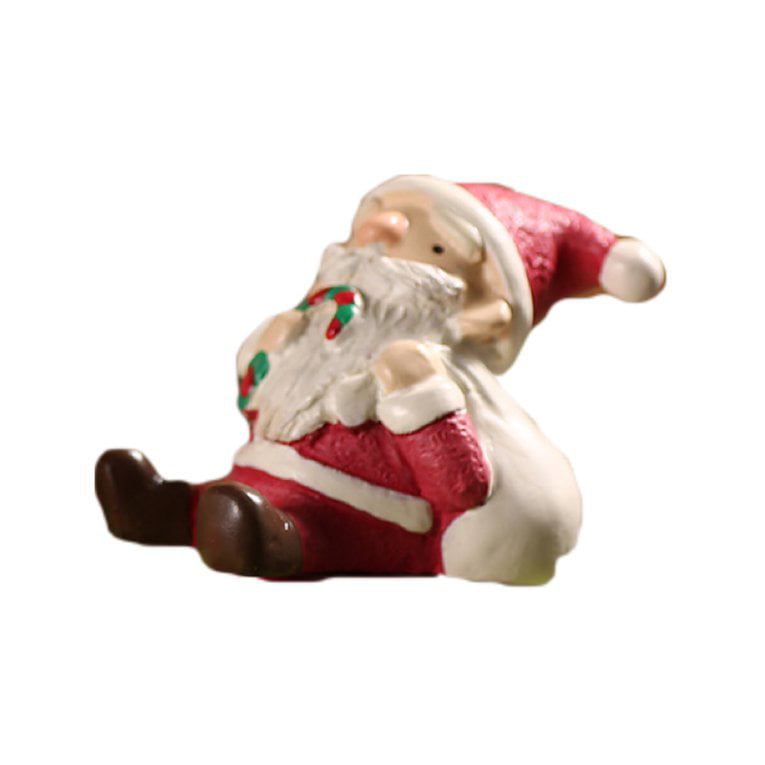 Miniature Dollhouse FAIRY GARDEN ~ Santa Claus with CHRISTMAS Presents Figurine 