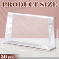 thumbnail image 3 of Bolsa de maquillaje Xuniea Mini Clear, 50 unidades, impermeable, PVC transparente, 3 of 7
