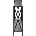 thumbnail image 4 of Pemberly Row Transitional Console Table in Faux Birch Gray Wood Finish, 4 of 6