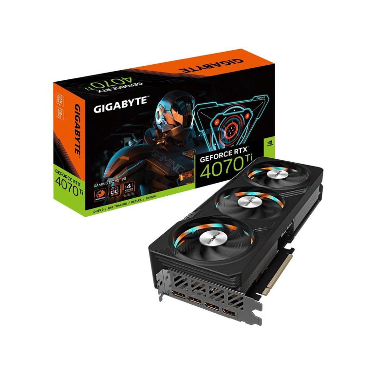 GIGABYTE GeForce RTX 4070 Ti 12G GPU, WINDFORCE Fans, 192-bit