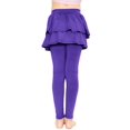 thumbnail image 3 of Stretch Is Comfort Girl's Oh so Soft Ruffle Tutu Skirt w. Built-in Leggings| Child Size 4- 14, 3 of 6