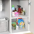 thumbnail image 4 of 4 Pcs Clear Pantry Storage Bins, 14" x 7" x 3.75" - Easy Organization & Easy Clean, 4 of 6