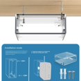 thumbnail image 4 of Support Acrylique sous Bureau pour Mac Mini-M4 - Support Mural Gain de Place, 4 of 9