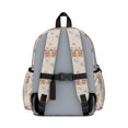 thumbnail image 3 of Highland Cow and Flower Print Cute School Backpack with Padded Back and Adjustable Shoulder Straps 13.4"x11"x4.7", 3 of 5