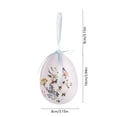 thumbnail image 3 of Easter Foam Egg Decorations, Set of Floral and Polka Dot Foam Easter Eggs, Spring Home Decor for Table Centerpiece, Easter Wreath and Basket Filler, Festive Indoor Outdoor Decor(White,C), 3 of 6