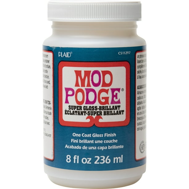 Mod Podge WMCS11297 Super GlossBrilliant, Gloss Finish, Clear, 8 fl oz