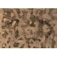 thumbnail image 1 of Ahgly Company Indoor Rectangle Abstract Brown Modern Area Rugs, 2' x 4', 1 of 4