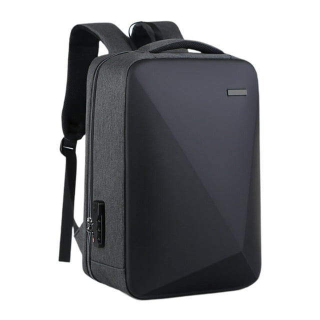 Mochila para portátil Mochila impermeable para ordenador para desplazamientos de negocios y trabajo Gris