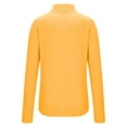 thumbnail image 6 of Hot Sale!Women's Slim Tunic Undershirt High Neck Lightweight Basic Top,X#01High Neck_Yellow,Large, 6 of 6