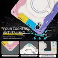 thumbnail image 2 of FJLBDE Case for Honor Pad GT Pro/MagicPad 2 12.3 inch 2024 with 360 Kickstand, Shoulder Strap Carrying Protective Cover, Multicolor Pink, 2 of 6