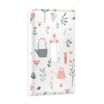 thumbnail image 2 of Yayeee Toggle Light Switch Wall Plate 1-Gang 4.5"x2.7" Home Decorative Outlet Cover, Garden Pattern, 2 of 7