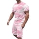 thumbnail image 5 of MKLEKYY Conjunto Deportivo Informal Corto Para Mujer Y Hombre, Ideal Para Vacaciones Y Fitness, Con Mangas Cortas Y Pantalones Cortos, Ideal Para Actividades De Primavera, Verano Y Otoño., 5 of 5