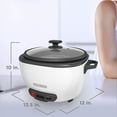 thumbnail image 7 of BLACK+DECKER 28-Cup Cooked/14-Cup Uncooked Rice Cooker and Food Steamer, White, RC5280, 7 of 7