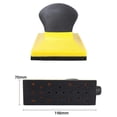 thumbnail image 4 of 3 Types Arcs 70x198mm Manual Vacuum Polishing Block Sanding Abrasive Block Hand Grinding Board for Car Paint, 4 of 5