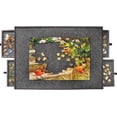 thumbnail image 6 of Bits and Pieces Lightweight Jigsaw Puzzle Board with Drawers, Portable Felt Puzzle Table for 1000 Piece Puzzles, Non-Slip Surface with 4 Sorting Trays, 30" x 23", 6 of 8