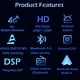 thumbnail image 4 of Radio de coche DSP para Subaru Forester XV WRX 2013-2014 Reproductor de vídeo estéreo multimedia Navegación GPS Carplay 4G WIFI Android Auto BT, 4 of 5