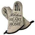 thumbnail image 1 of Soidarity Manoplas para horno Cocina Protección resistente al calor multifuncional Guantes cómodos Guante antideslizante Cocina Hornear Asar a Estufas de camping, 1 of 6