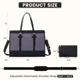 thumbnail image 2 of Bolsa de lona para portátil LOVEVOOK de 15.6 pulgadas con bolso de mano para mujer, 2 of 8