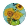 thumbnail image 2 of WIRESTER 7.88 in Round Mouse Pad with Non-Slip Rubber Base for Computers, Laptop, Office & Home - Sunflowers Blue By Van Gogh, 2 of 5