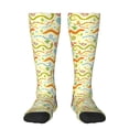 thumbnail image 2 of Picia Women Crew Soft Moisture-wicking Socks Cartoon Snake8 Pattern Design Cotton Socks, One Size fit All, 2 of 9