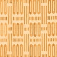 thumbnail image 1 of Ahgly Company Indoor Square Solid Orange Modern Area Rugs, 6' Square, 1 of 4