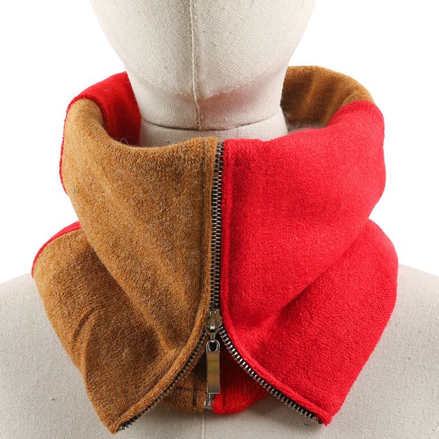 YUUZONE Fleece Neck Warmer Winter Doublelayer Neck Gaiter Scarf Collar