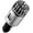 Matte Silver, variant on Car Air Purifier Ionizer - 12V Plug-in Ionic Anti-Microbial Car Deodorizer with Dual USB Charger - Smoke Smell, Pet and Food Odors, Allergens, Viruses Eliminator for Car (Matte Silver)