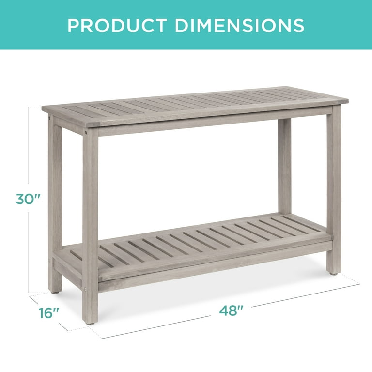 Outdoor console table with storage deals