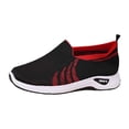 thumbnail image 2 of CAIXAI Walking Shoes for Women Orthopedic Dress Shoes for Women Lightweight Knit Upper Embroidery White Sneakers for Women Walking Anti-Skid Adjustable Upper Mary Jane Flats Hands-Free Barefoot Shoe, 2 of 6