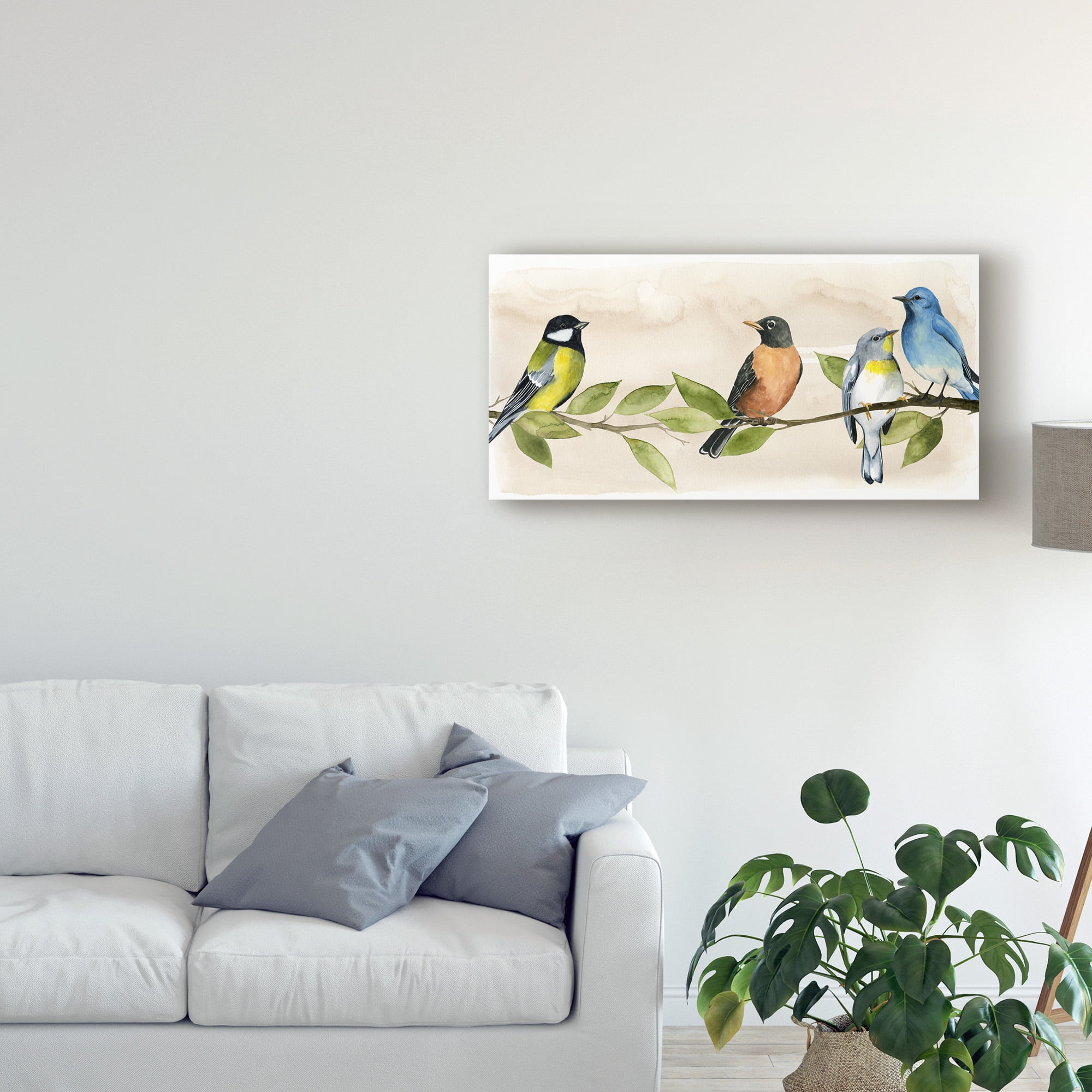 Trademark Fine Art 'Treetop Gathering I' Canvas Art by Grace Popp