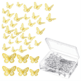 thumbnail image 1 of Juego de 160 Piezas de Accesorios para Ramo de Flores, 60 Piezas de Pegatinas de Mariposa Doradas 3D para Decoración de Pared y 100 Piezas de Ramilletes de Diamantes, 1 of 5