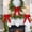 Red Size W5, variant on ZZkhGO Velvet Ribbon Christmas Bow, Red Swallowtail Flocking Decoration Wires Trims, Large Festive Bow for Tree Wall Wedding Party Decor, Red