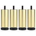 thumbnail image 2 of veasfak 4PCS Furniture Leg Adjustable Aluminum Alloy Sofa Leg for Table Legs Raised Feet Golden 18cm, 2 of 7