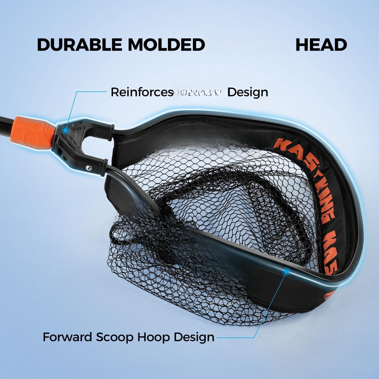 Titanet Fishing Net  Durable Aluminum Handle Non-slip Hi-vis Grip Compact Bag & Lanyard Ideal For Kayak Lake Fly Or River 2 Options