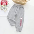 thumbnail image 3 of Anime Sanrio Hellokittys My Melody Cinnamoroll Kuromi niños pantalones largos Kawaii Casual niñas niño pantalones de algodón primavera bebé pantalones de chándal, 3 of 5